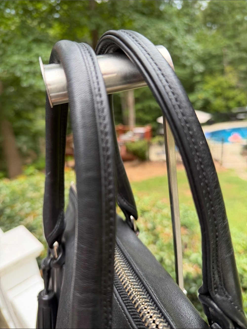Coach Legacy Archival Top Zip Satchel / Double Kisslock Bag - Picture 7 of 17